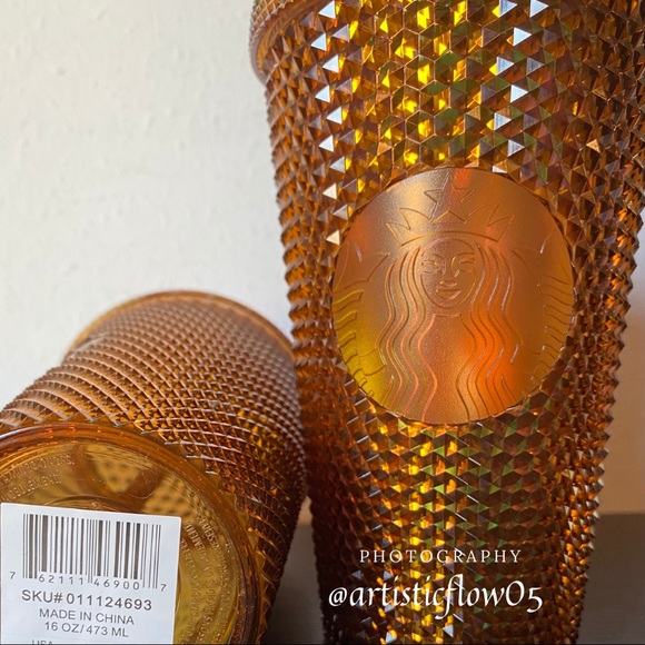 2 LIMITED Starbucks 2021 Studded Honeycomb Tumbler - Picture 6 of 7